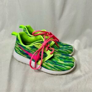 Nike Girls Rosherun Flight Weight Running Shoes Multicolor Size 3.5